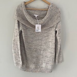 NWT Lauren Conrad LC Off the Shoulder Sweater